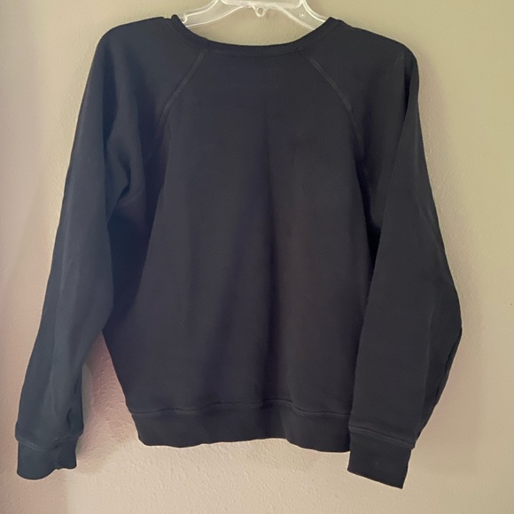 The great. Black crew sweatshirt Sz 2 - Picture 2 of 2